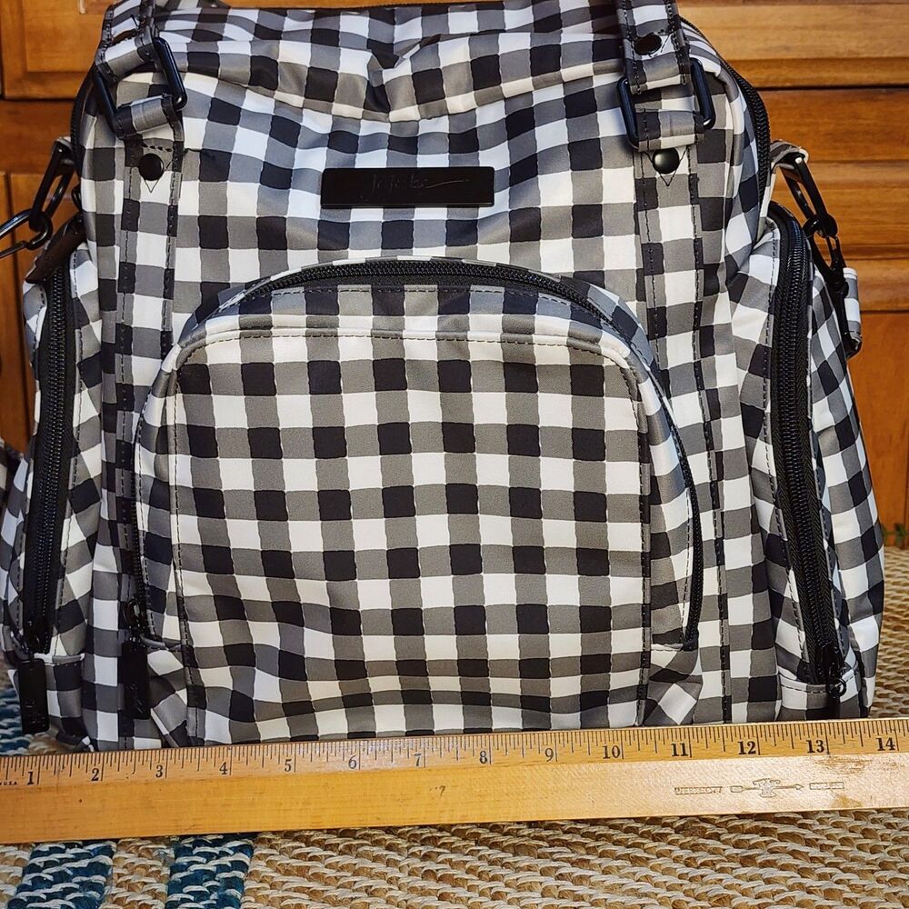Ju-Ju-Be Gingham Style Be Supplied Pumping Diaper Bag Complete EUC - Picture 16 of 16